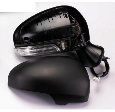 Toyota Avensis 09-*Retrovisor Dch Electrico Calefactado Con Piloto Para Pintar Convexo 7pin