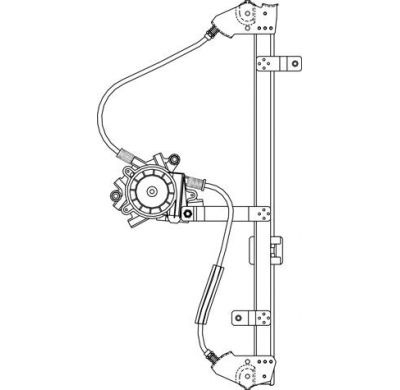 Audi A6 04-*Elevalunas Trasero Dch Electrico (Sin Motor)