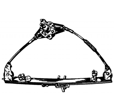 Fiat Marea 96-* Elevalunas Manual Delantero Dch 5p