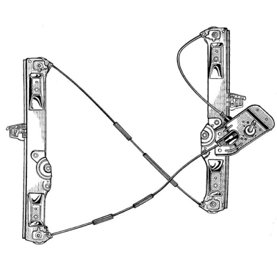 Opel Corsa 06-* Elevalunas Manual Delantero Dch 2p