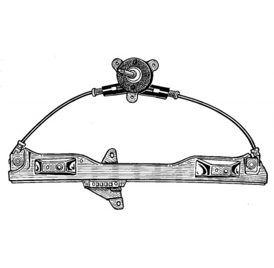 Opel Corsa 06-* Elevalunas Manual Delantero Dch 5p