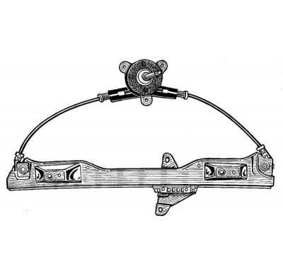 Opel Corsa 06-* Elevalunas Manual Delantero Izq 5p