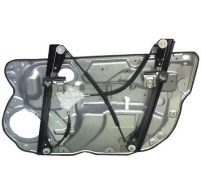 Vw Polo 02-09*elevalunas Electrico+panel Delantero Izq 5p Sin Motor