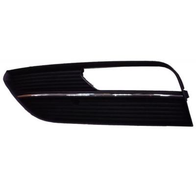 Audi A3 13-*Rejilla Paragolpes Delantero  Izq Con Agujero Antiniebla Y Con Moldura Cromada