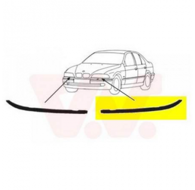 Bmw E39 95-*Moldura Inferior Farol Izq