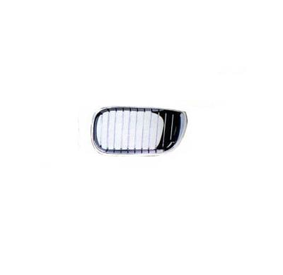 Bmw E46 01-* Rejilla Dch Cromada+negra