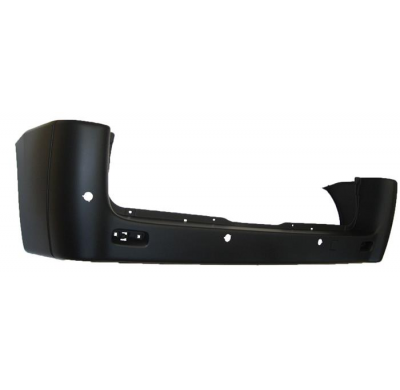 Fiat Scudo/Jumpy/Ex 07-*Paragolpes Trasero Negro Corto Con Agujeros Para Sensor