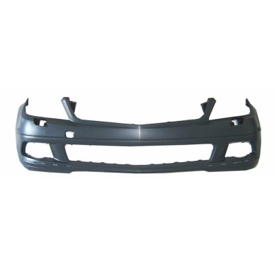 Mercedes C W204 07-*Paragolpes Delantero Para Pintar Con Agujeros Para Lavafaros Sin Agujeros Para Sensor (Elegance)