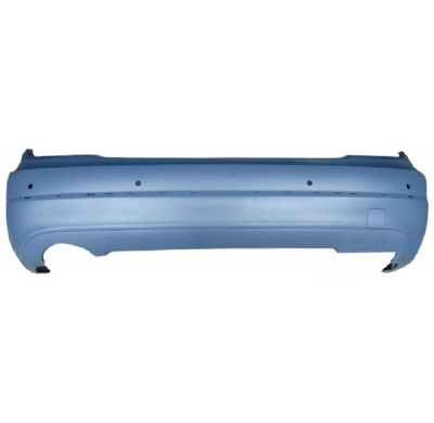 Mercedes C W204 11-*Paragolpes Trasero Para Pintar Con Agujeros Para Sensor Con Agujeros Para Moldura 4p
