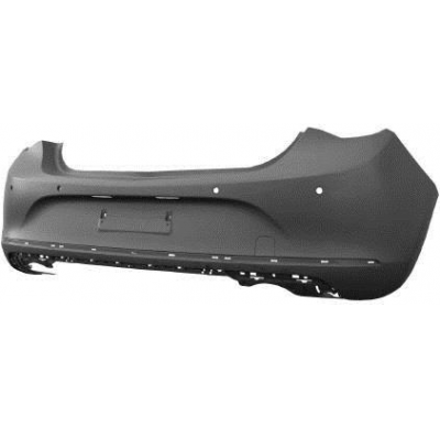 Opel Astra 07/11-*Paragolpes Trasero Para Pintar + 4 Agujeros Para Sensor