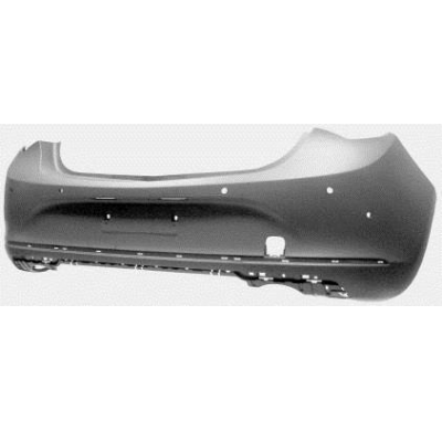 Opel Astra 07/11-*Paragolpes Trasero Para Pintar + 6 Agujeros Para Sensor