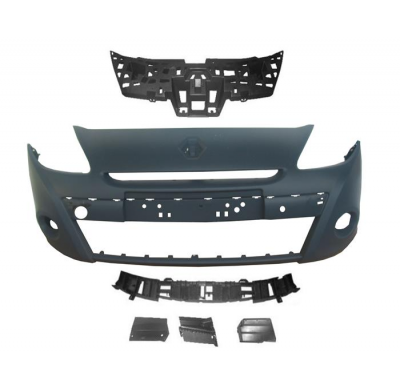 Renault Clio 09-*Paragolpes Delantero (Modelo Llantas 16) Con Kit Soporte Paragolpes