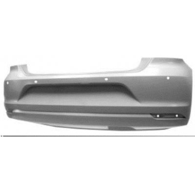 Vw Polo 14-*Paragolpes Trasero Para Pintar Con Agujeros Para Sensor