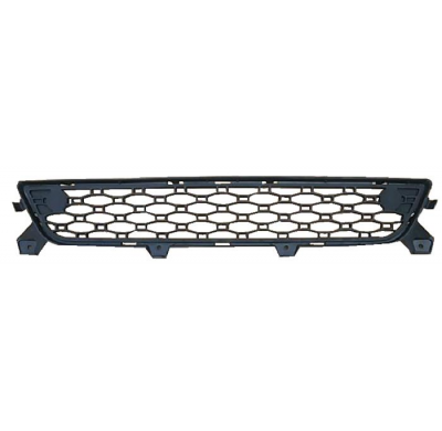 Volvo Xc60 08-*Rejilla Central Paragolpes Delantera Negra Sin Agujeros Para Sensor