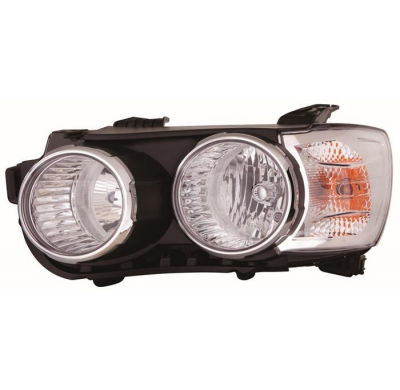 Chevrolet Aveo 4/5p 12-*Faro Izq Con Regulacion Electrica (Interior Cromado) H7/H1