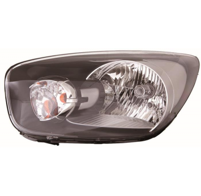 Kia Picanto 11-*Faro Izq Con Regulacion Electrica Interior Negro