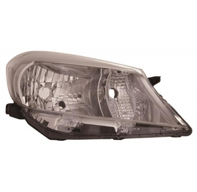 Toyota Yaris 12-*Faro Dch Con Regulacion Electrica Interior Oscuro