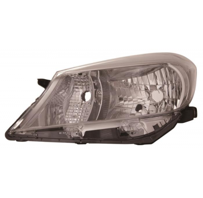 Toyota Yaris 12-*Faro Izq Con Regulacion Electrica Interior Oscuro