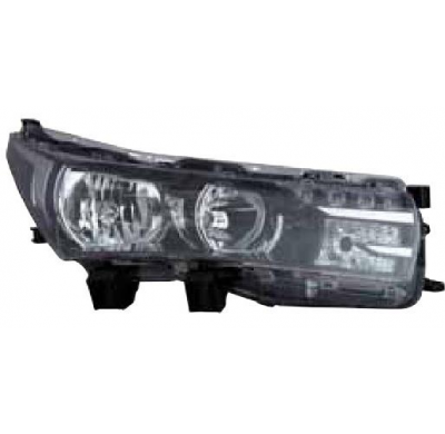 Toyota Corolla 14-*Faro Dch Con Regulacion Electrica Led Interior Negro H11/Hb3