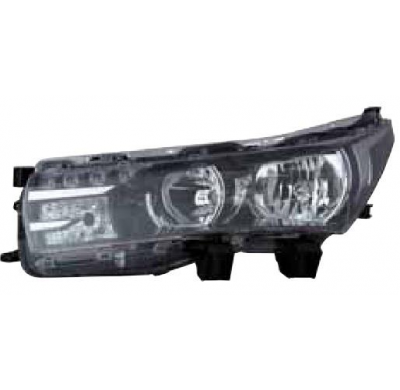 Toyota Corolla 14-*Faro Izq Con Regulacion Electrica Led Interior Negro H11/Hb3