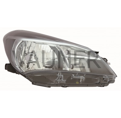 Toyota Yaris 15-*Faro Dch Con Regulacion Electrica Interior/Negro H4