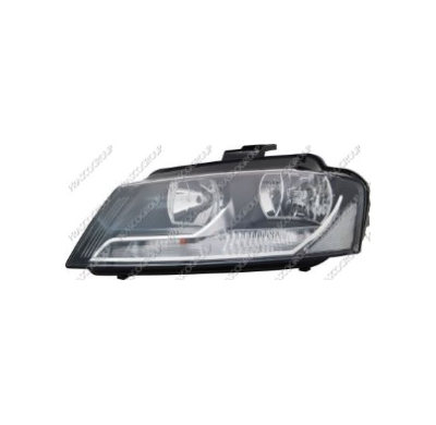 Faro Dch.H7+h7 C/Regulacion Electrica.Con Motor  A3 08> Con  Luz Diurna