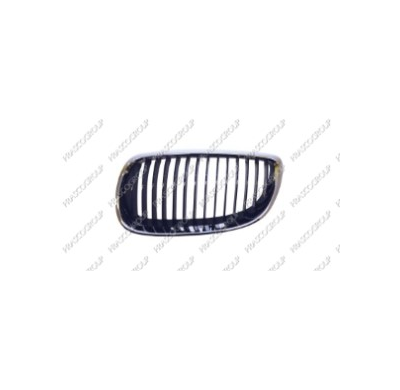 Rejilla Izquierda Cromada-Negra