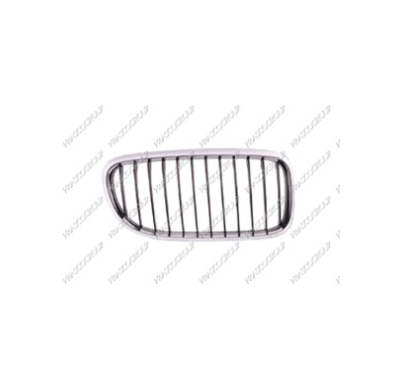 Rejilla Derecha Cromada- Negra