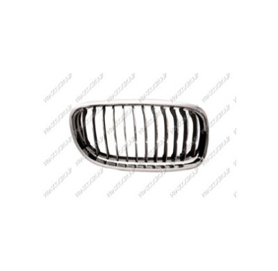 Rejilla Derecha Cromada-Cromada-Negra