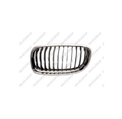 Rejilla Izquierda Cromada-Cromada-Negra