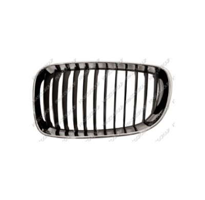 Rejilla Izquierda Cromada-Negra