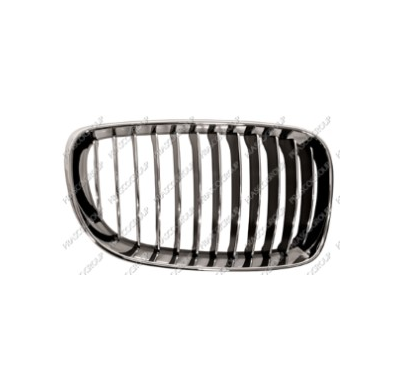 Rejilla Derecha Cromada-Cromada-Negra