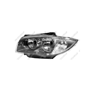 Optica Izq H7+h7 Con Regulacion Electrica-Gris E87 09>11