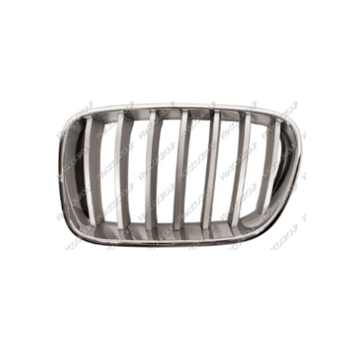 Rejilla Izq Cromada-Titanio X3  10>