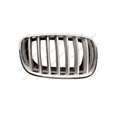 Rejilla Derecha Cromada-Titanio