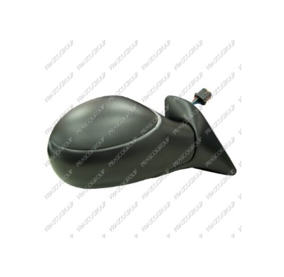 Retrovisor Dch Electrico Negro Con Sensor De Temperatura Convexo Cromado Xsara 04>