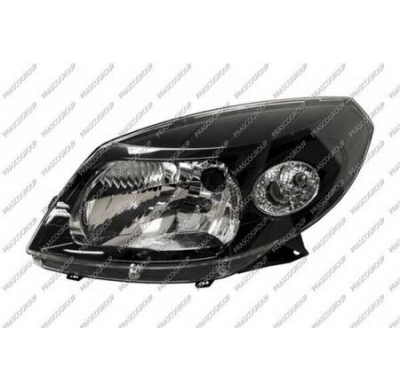 Optica Izquierda H4 Electrica-Sin Motor-Negra Dacia Sandero Stepway 2009->