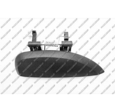 Maneta Exterior Delantera/Trasera Derecha Negra Dacia Sandero 2013->