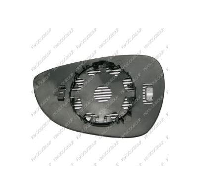 Cristal + Soporte Dch Asferico Cromado Calefactado Fiesta 13>