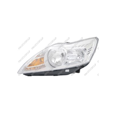 Optica Izda H7+h1 Elec.-C/Motor-Toda Cromada