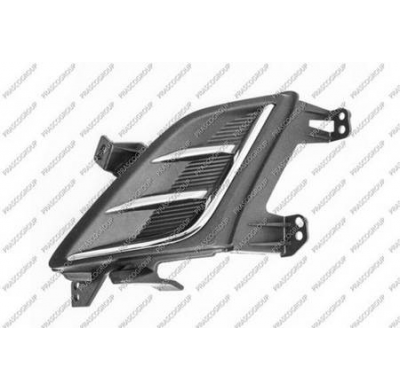 Rejilla Izquierda Paragolpes-Negra-Con Marco Cromado Ford Focus 2018->