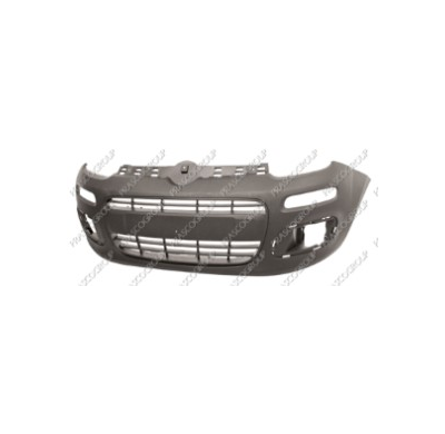 Paragolpes Delantero Negro.Gr.Fiat Panda 12>