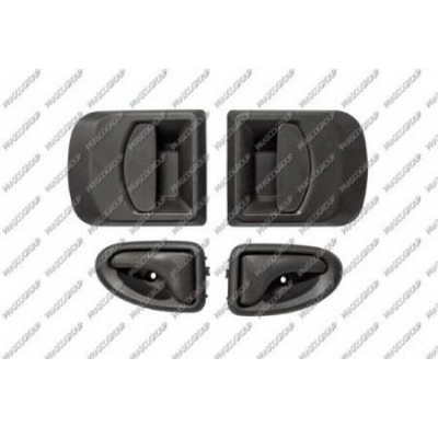 Juego De Manecillas Interoir+exterior Negro Iveco Daily 2000->