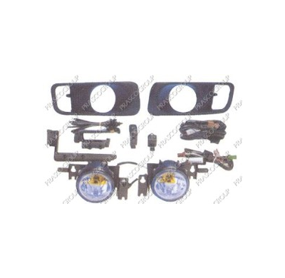 Kit A/Niebla(Der./Izq.)+Soporte-Cables-Rej.