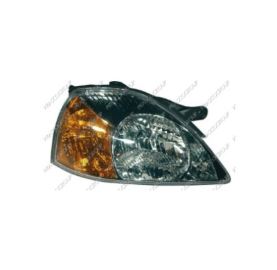 Optica Der. H4 Electrica/C/Motor-Pilo.Ambar