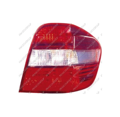 Grupo Optico Tra. Izdo Rojo/Blanco-Base Negra