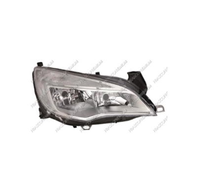 Optica Dcha H7+h7 Electrica-C/Motor-Cromada