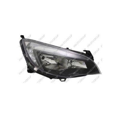 Optica Dcha H7+h7 Electrica-C/Motor-Negra