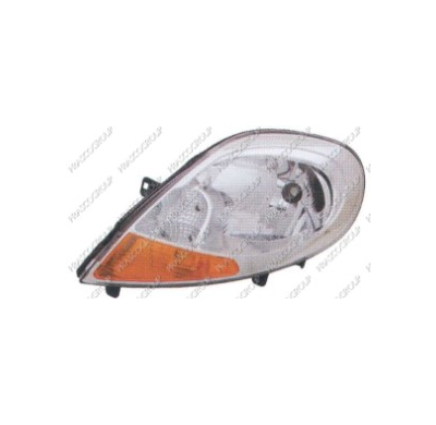 Optica Izq H4 Electr.-C/Piloto  Ambar-C/Motor