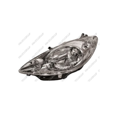 Optica .Izda H4 Regulacion Electrica.Con Motor Cromada 1007 05>